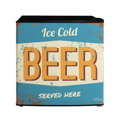 Buy Kuhla KTTF4BGB1011E, Ice Cold Vintage Design 45L Table Top Fridge