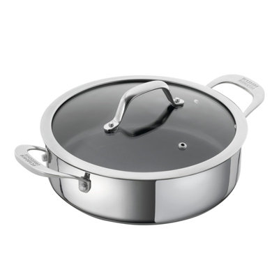 Kuhn Rikon Allround Stainless Steel Non-Stick Serving Pan, 24cm/3L