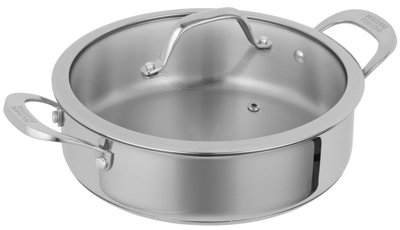 Kuhn Rikon Allround Stainless Steel Uncoated Serving Pan, 28cm/5L