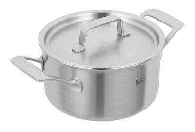 Kuhn Rikon Culinary Fiveply Stainless Steel Induction Safe Casserole Pot, 18cm/2.5L