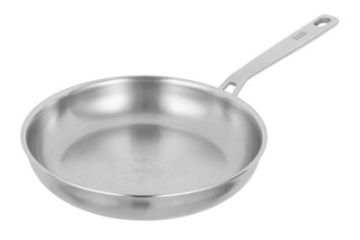 Kuhn Rikon Culinary Fiveply Stainless Steel Uncoated Induction Safe Frying Pan, 20cm