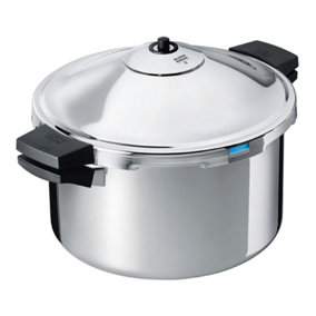 Kuhn Rikon Duromatic Hotel Pressure Cooker with Side Grips, 28cm/10L