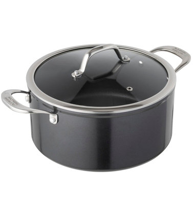 Kuhn Rikon Easy Pro Aluminium Non-Stick Induction Safe Casserole Pot, 18cm/2.3L