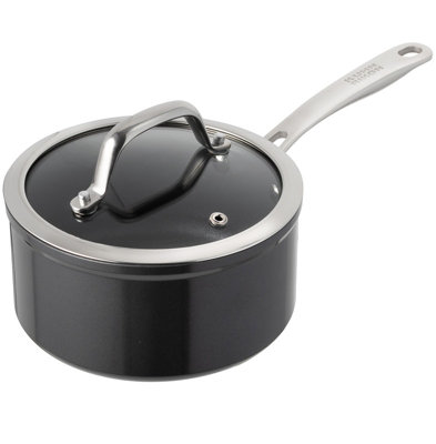 Kuhn Rikon Easy Pro Aluminium Non-Stick Induction Safe Saucepan, 16cm/1.5L