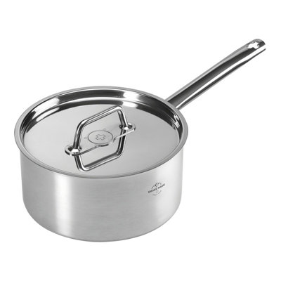 Kuhn Rikon Montreux Swiss Made Brushed Stainless Steel Induction Safe Saucepan, 18cm/2L