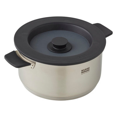 Kuhn Rikon Smart & Compact Space-Saving Stackable Induction Safe Casserole Pot, 20cm/3L