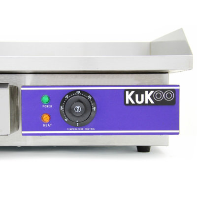 KuKoo 50cm Electric Griddle  BBQ Griddle  Countertop Griddle  Commercial Griddle