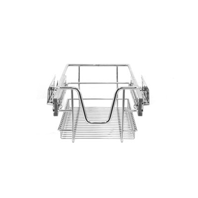 KuKoo Kitchen Pull Out Storage Baskets 300mm Wide 3 Pack at B&Q