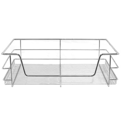 KuKoo Kitchen Pull Out Storage Baskets  600mm Wide Cabinet 2 Pack