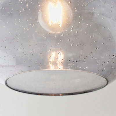 Bubble glass store light shade