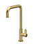 Kuma Kitchen Mono Mixer Tap with 1 Lever Handle, 361mm - Brushed Brass - Balterley