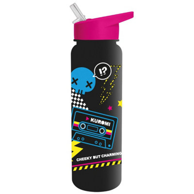 Kuromi Drinks Plastic Water Bottle Multicoloured (One Size)
