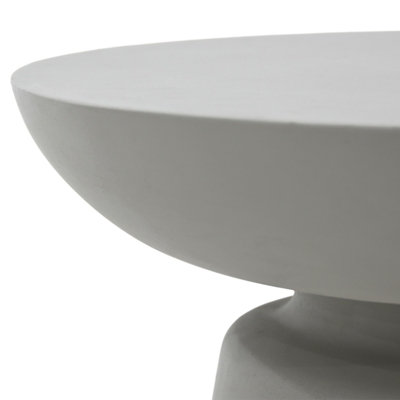 Kylix GRC Side Table in Space Gray