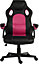 Kyoto Gaming Chair Pink with gas lift seat adjustment and tilt tension