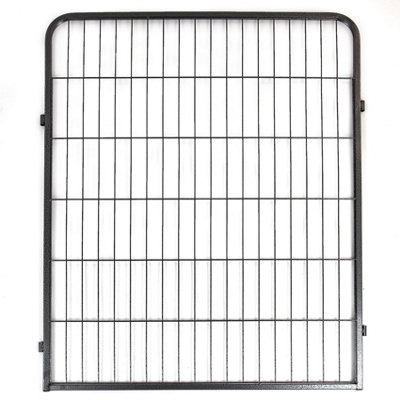 L 8 Panel Heavy Duty Play Pen Black - 5