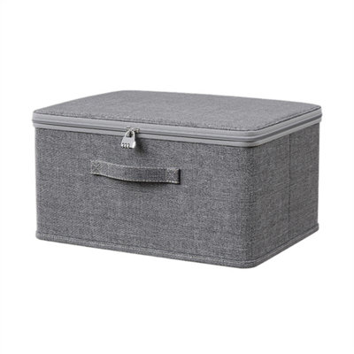 L Lockable Storage Box Password Storage Box Heavy Duty Large Capacity ...
