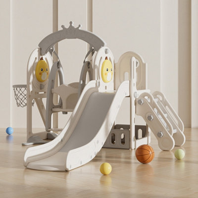 Swing and slide set for 1 year old deals