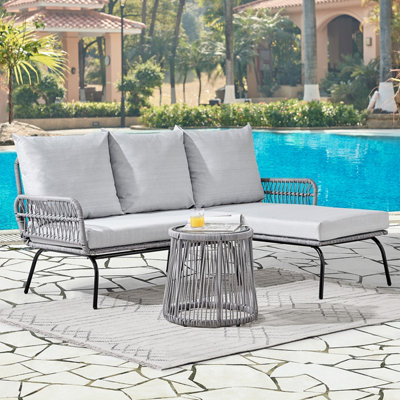 Patio set l deals shape