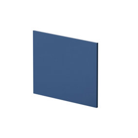 L Shape Square Reversible Bath End Panel - 700mm - Satin Blue - Balterley