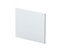 L Shape Square Reversible Bath End Panel - 700mm - Satin White - Balterley
