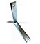 L-Shape Support Metal Narrow Angle Corner Bracket Repair Brace - Size 120x120x20x2mm - Pack of 5