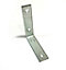 L-Shape Support Metal Narrow Angle Corner Bracket Repair Brace - Size 60x60x15x2mm - Pack of 20