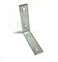 L-Shape Support Metal Narrow Angle Corner Bracket Repair Brace - Size 60x60x15x2mm - Pack of 5