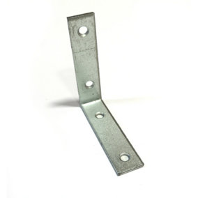 L-Shape Support Metal Narrow Angle Corner Bracket Repair Brace - Size 60x60x15x2mm - Pack of 5