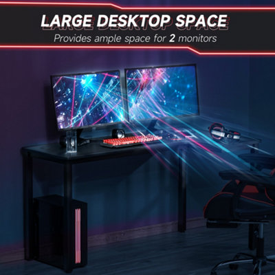 L-Shaped Corner Desk Computer Workstation PC Gaming Desk 145 x 81