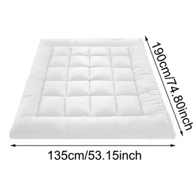 L SIZE Hotel Quality Mattress Topper 10cm Deep Thick Single Double King ...