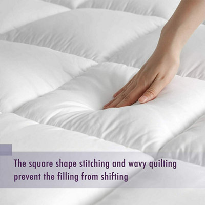 L SIZE Hotel Quality Mattress Topper 10cm Deep Thick Single Double King ...