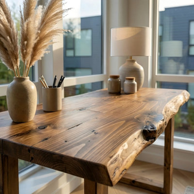 L120xW60cm SOLA Solid Wood Dining Table / Breakfast Bar