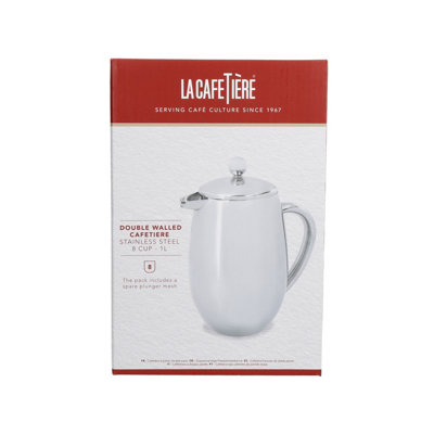 La Cafetiere Insulated All Metal Cafetiere