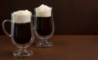 La Cafetiere Set of 2 Double-Walled Large Irish Coffee Glasses