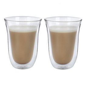 La Cafetiere Set of 2 Double-Walled Latte Mugs