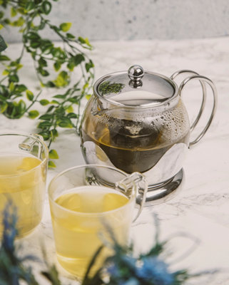 La Cafetire Le Teapot Glass Loose Leaf Teapot with Infuser