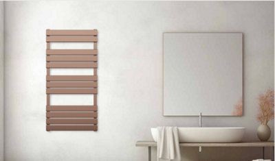 LA Electric Towel Rail Radiator 1000 x 400mm, Rose Gold