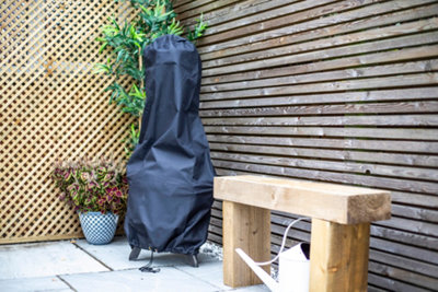 Housse Protection Grande Cheminée La Hacienda Premium 60571 - Noir 95x54 Cm