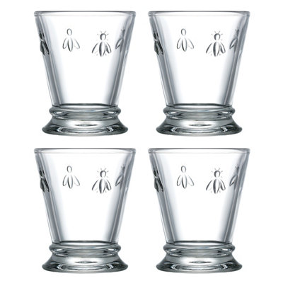 La Rochere Set of 4 Bee Tumblers 26cl