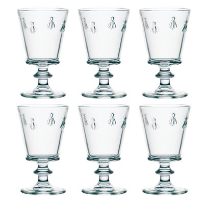 La Rochere Set of 6 Bee Water Glasses 35cl | DIY at B&Q