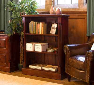 La Roque Low Open Bookcase (adjustable shelves)