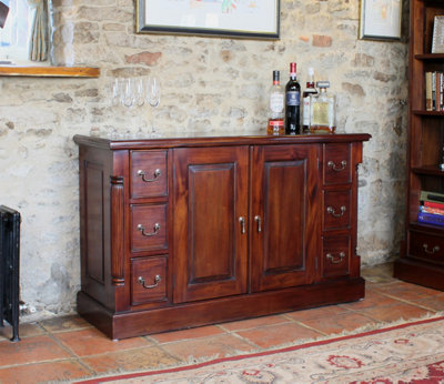 La Roque Six Drawer Two Door Sideboard