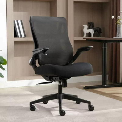 La-Z-Boy TrueWellness Infinite Support Mesh Office Chair - Flip-Up ...