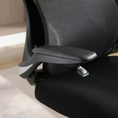La-Z-Boy TrueWellness Infinite Support Mesh Office Chair - Flip-Up ...