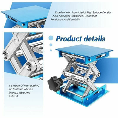 BIGY) Laboratory Lift Stand, Lab Jack Scissor Stand Platform, Table