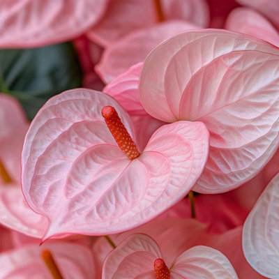 Laceleaf - Anthurium Colorado Pink - Height 40-55cm - 14cm