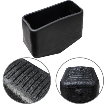 Ladder feet 40mm x 20mm step ladder feet replacement ladder feet pack of 4 rubber tough hard resistant