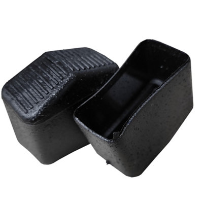 Ladder feet 40mm x 20mm step ladder feet replacement ladder feet pack of 4 rubber tough hard resistant