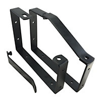 Ladder Rack Brackets, 2 Pack, Lockable Wall & Ceiling Secure Storage Tool Hooks