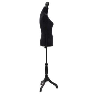 Suede Bust Mannequin for Lingerie Display - Handcrafted Matte Finish Display Prop